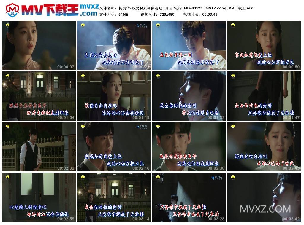 杨美华-心爱的人啊你走吧_国语_流行_MD403123